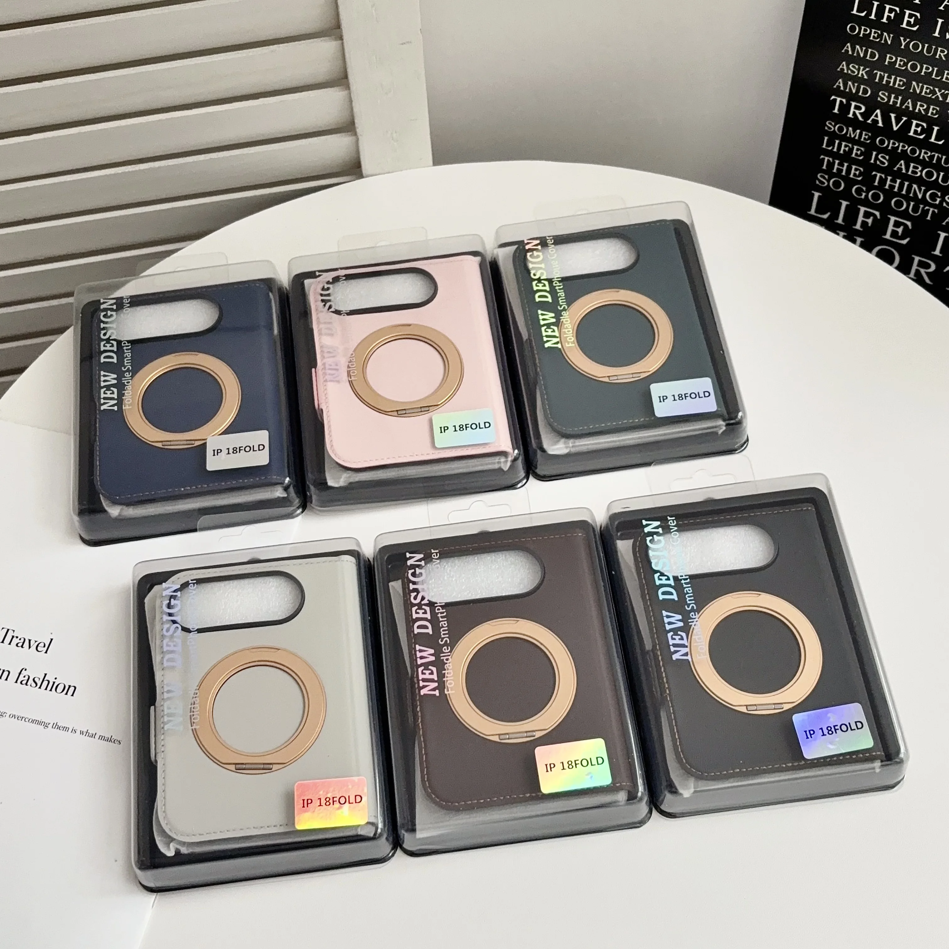 For iPhone Duo Magnetic Phone Case 360 Rotation Suitable for Magsafe with Stand Hinge Case Film Protection Wallet Card Slot