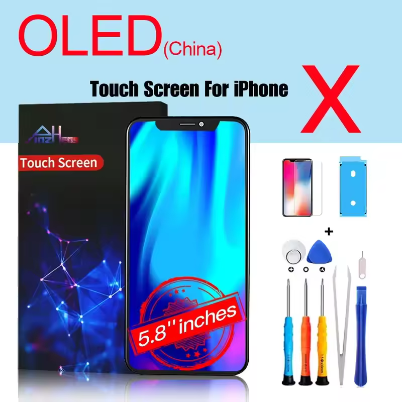 PINZHENG High Quality Screen AMOLED INCELL LCD OLED OEM For iPhone 11 12 13 Mini Pro Max XS XR MAX Display Replacement With Tool - Image 28