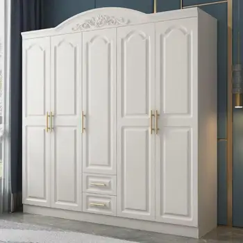 European wardrobe household bedroom economical simple modern small apartment rental room assembly cabinet