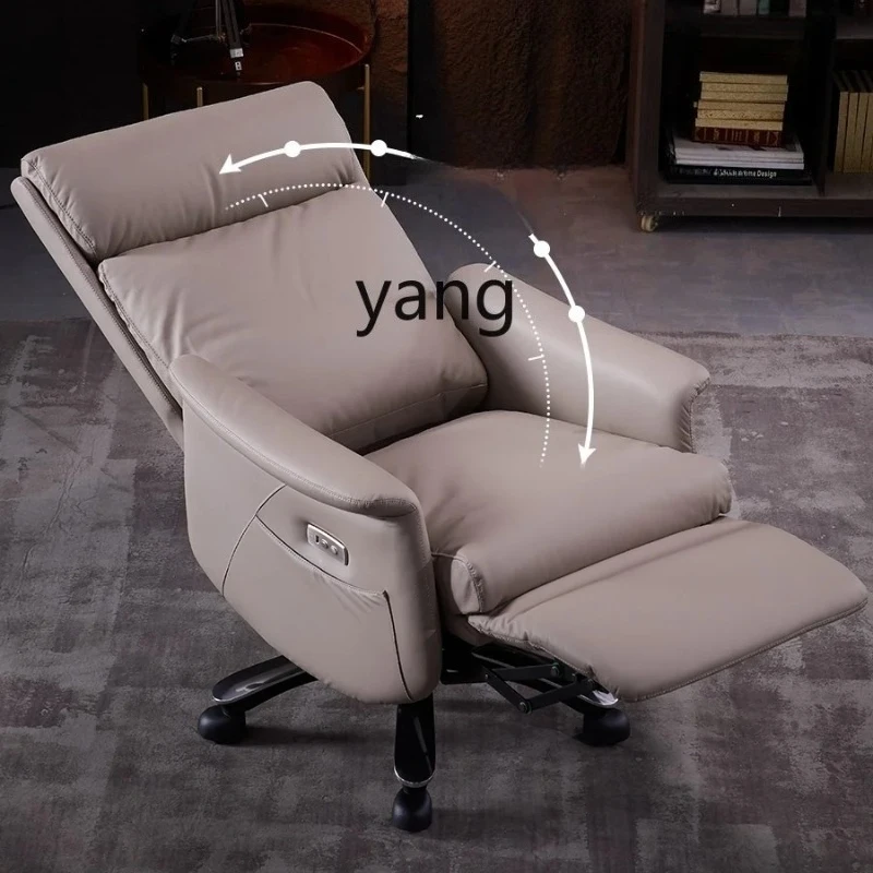 LTT  Home High-End down Office Swivel Chair Comfortable Long-Sitting Soft Chair