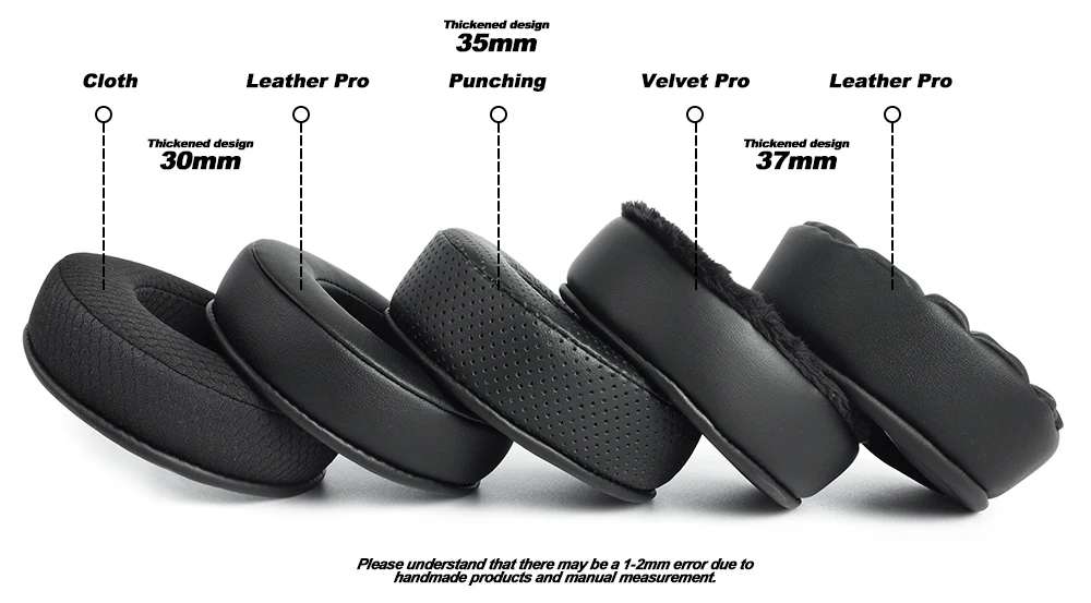 Earphone pads For EKSA P100 replacement Earpads headphones Mesh cloth Memory Covers Sponge