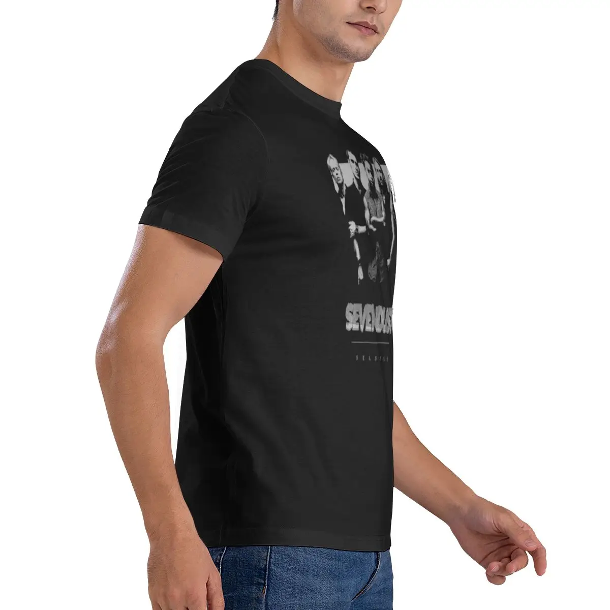 Sevendust Men's Classic Unisex Cotton T-Shirt for Men & Women, Classic Tee