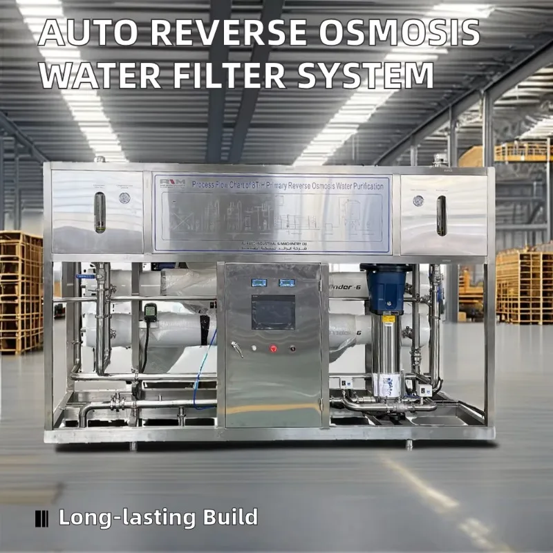 Water Treatment Machinery Filtration Plant Water Purifier Desalination System With Reverse Osmosis System Filter