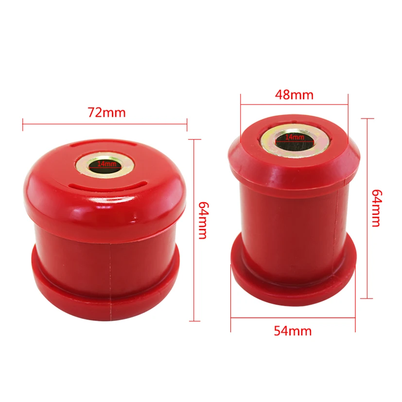 VR - Front Lower Control Arm Bushings FOR Honda Civic 01-05 FOR Acura RSX 02-06 Polyurethane BLACK,RED VR-CAB02