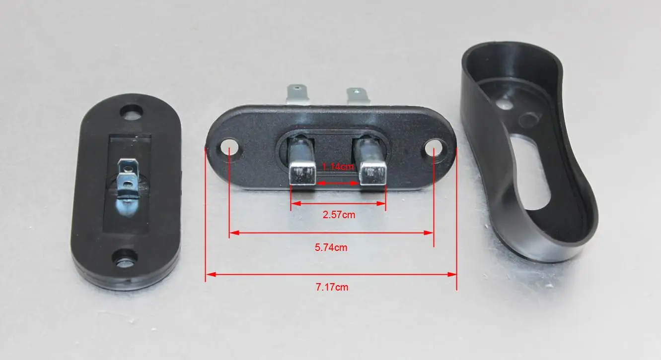 2 Pack Sliding Door Contact Pad Pin Switch for Van Car Accessories AS-01