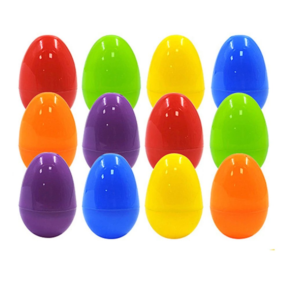 12/20개입 이스터 에그, 차량이 들어있는 이스터 에그 필러, 아이들과 유아들을 위한 이스터 에그 선물 장난감