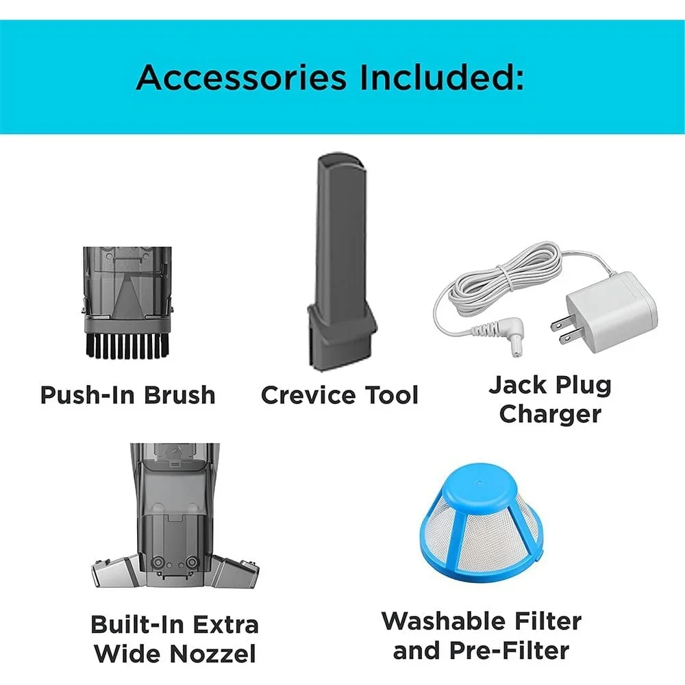 Беспроводной ручной пылесос с высокой мощностью всасывания, очень широкая насадка, легкий, компактный, пылесборник, усовершенствованный, чистый, срок службы батареи 14 минут, простота