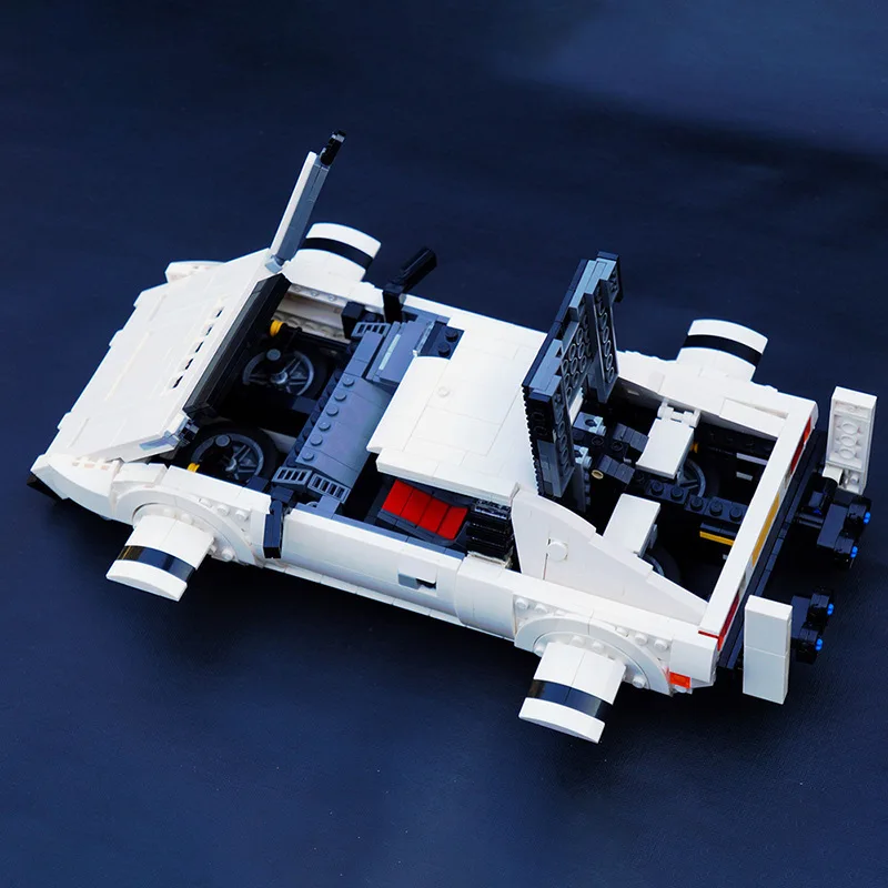 1543 قطعة من مكعبات البناء MOC لسيارة لوتس إسبريت S1 ويت نيلي الرياضية، نموذج DIY للبناء، لعبة إبداعية للأطفال