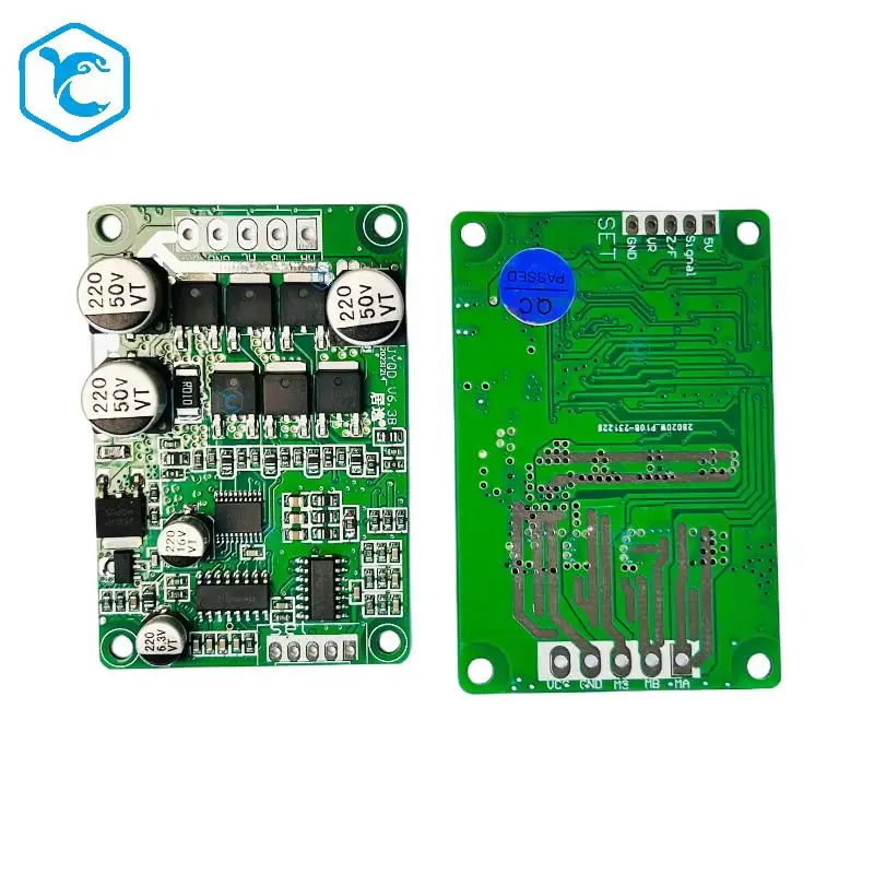 3 pahses DC 7-48V JUYI Brushless driver board 10A sensorless motor speed controller with PWM control
