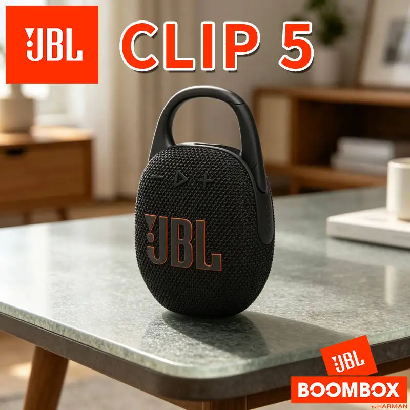 

Brand New JBL Clip 5 Stall Practical Speaker Clear Voice Broadcast Function Easy Information Play For Outdoor Small BusinessUse