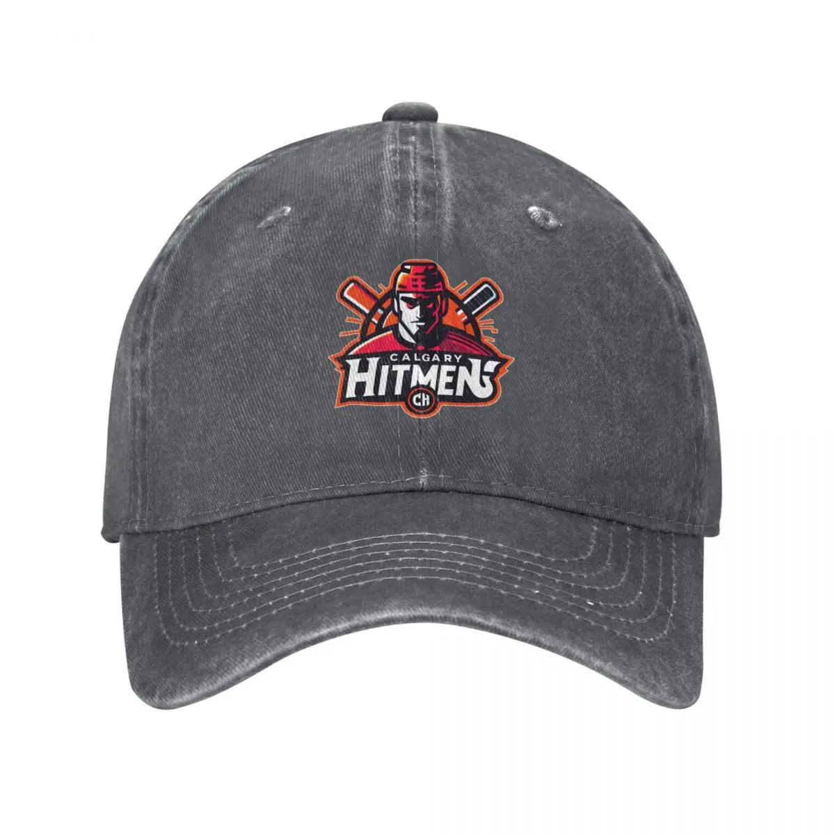 calgary hitmen Calgary's Ice Warriors Collection Baseball Cap Military Cap Man Beach Bag Hats Man Women's