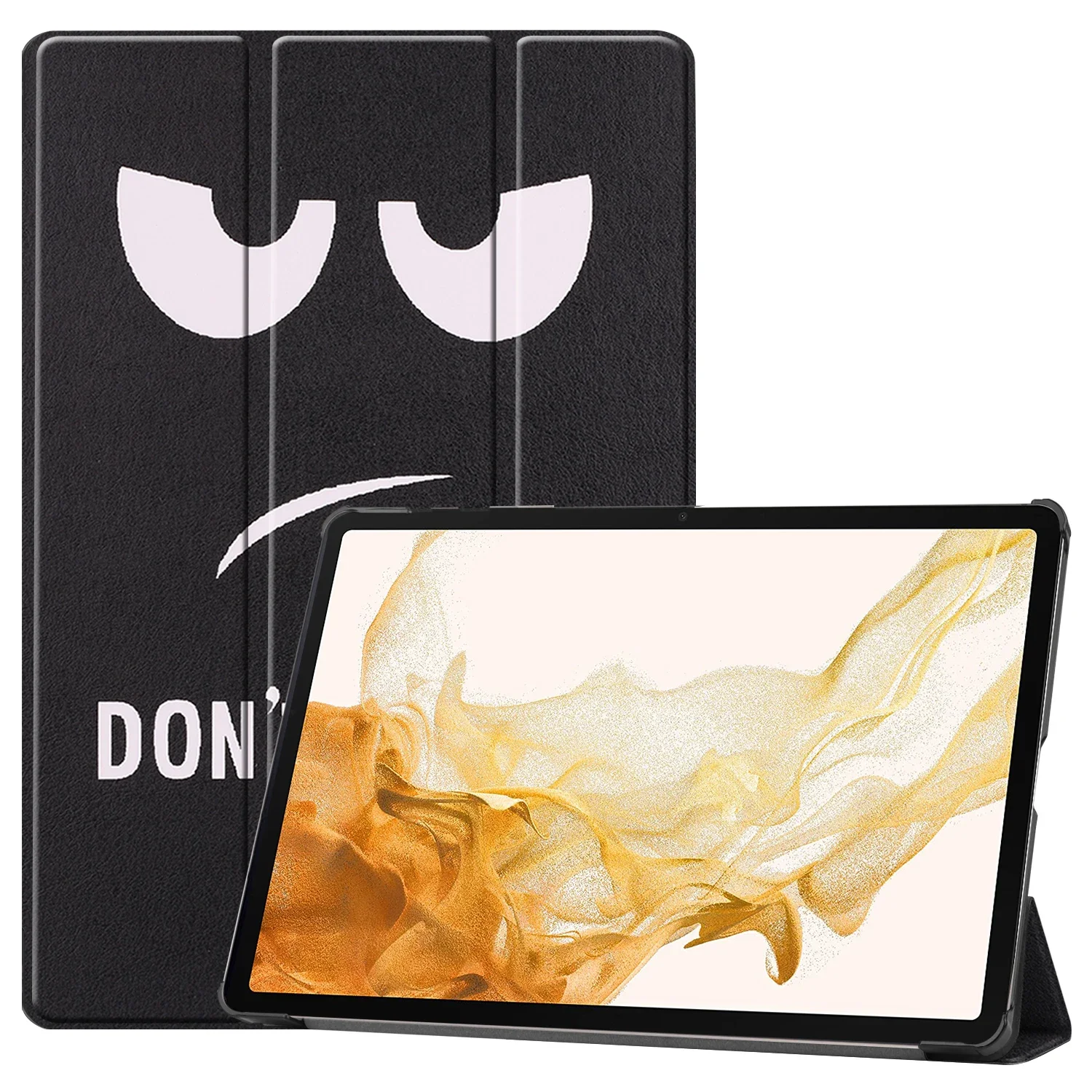 

Case for Samsung Galaxy Tab S9 Plus 12.4Inch 2023 SM-X810 X816 X818 Coloured Drawing Flip Case Ultra-Thin Shockproof Stand Cover