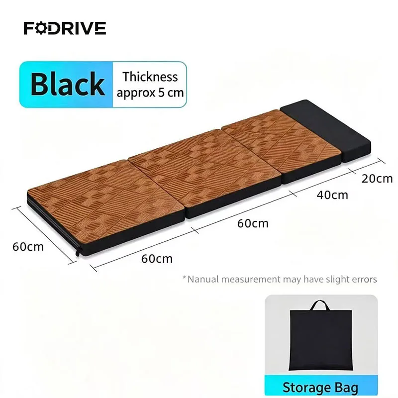 180CM SUV Car Folding Bed Sleeping Pad Portable Thickened Travel Mattress Camping Office Rest Mat Foldable Back Seat Pad