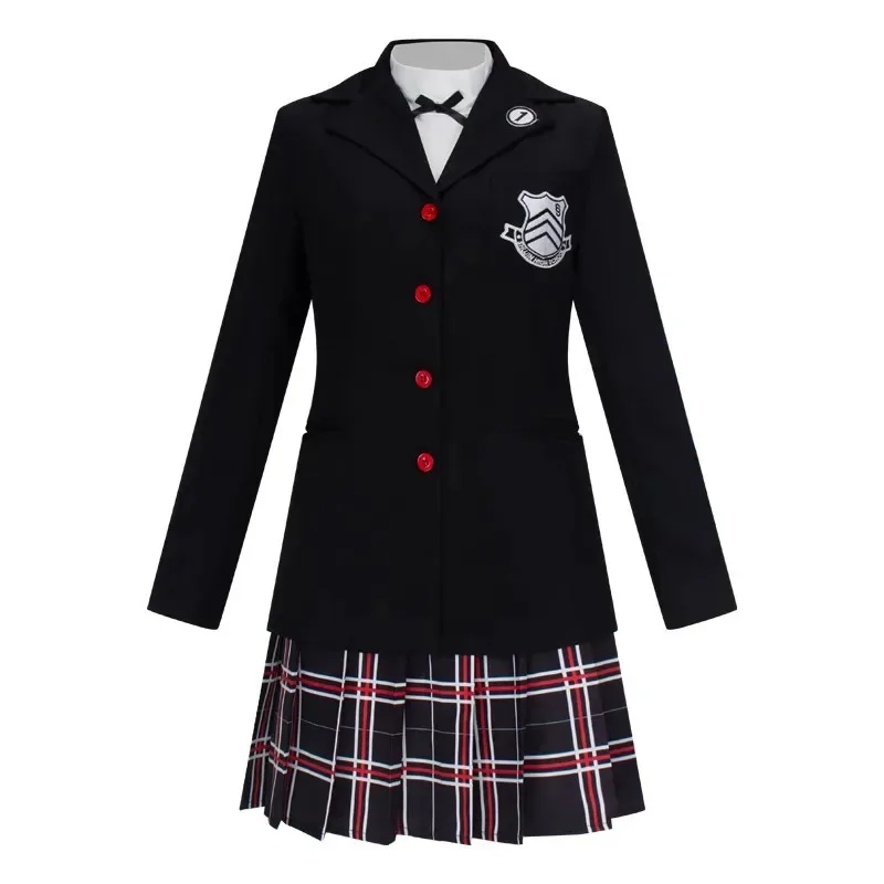 

aaa12 3Amamiya Ren Kasumi Yoshizawa Cosplay for Men Women School Unisex Halloween Carnival Suit Coat Party Black Uniform