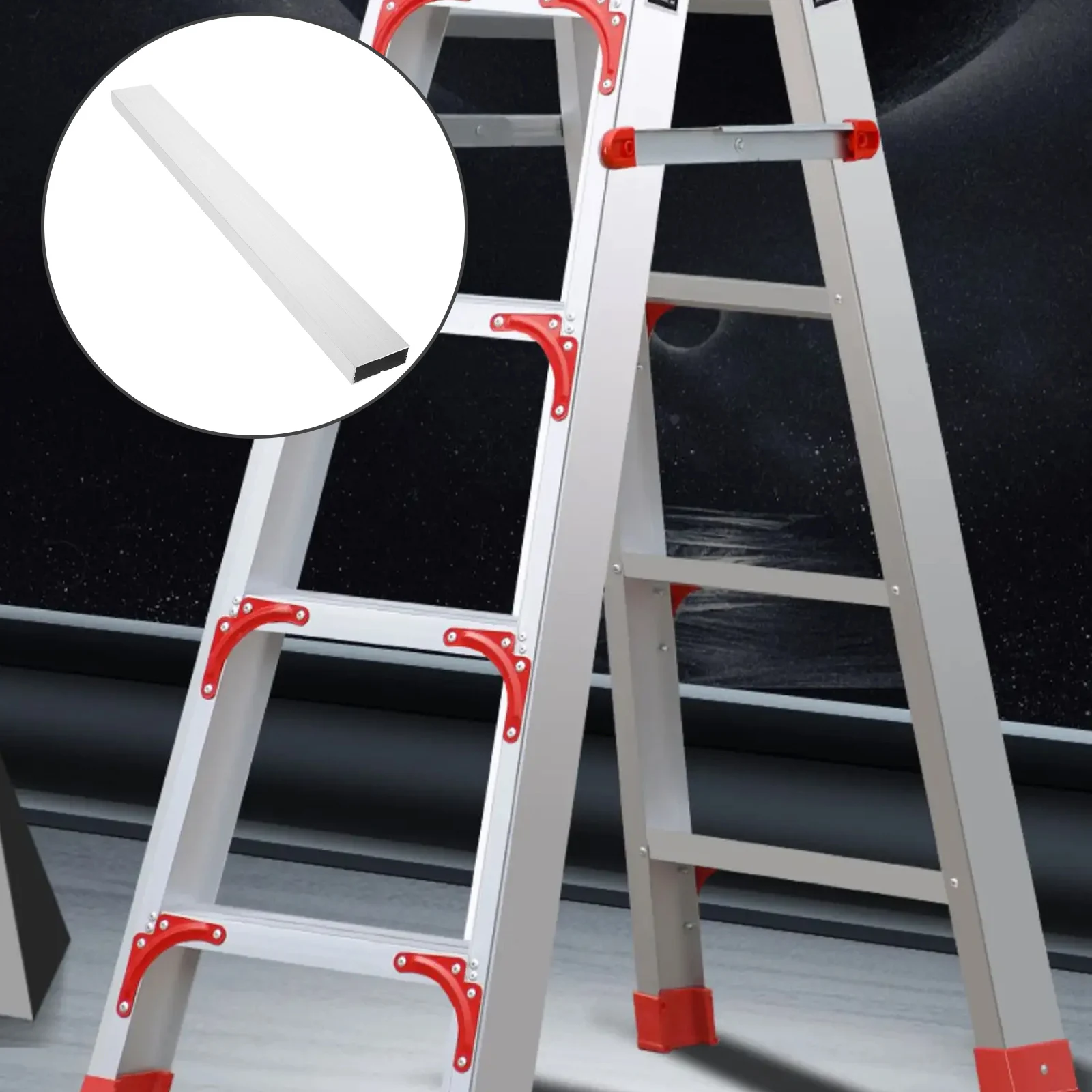 

Elevator Pedal Herringbone Ladder Accessories Stainless Steel Replacement Step Rung Non Slip Anti Skid Metal Pedal Suitable Home