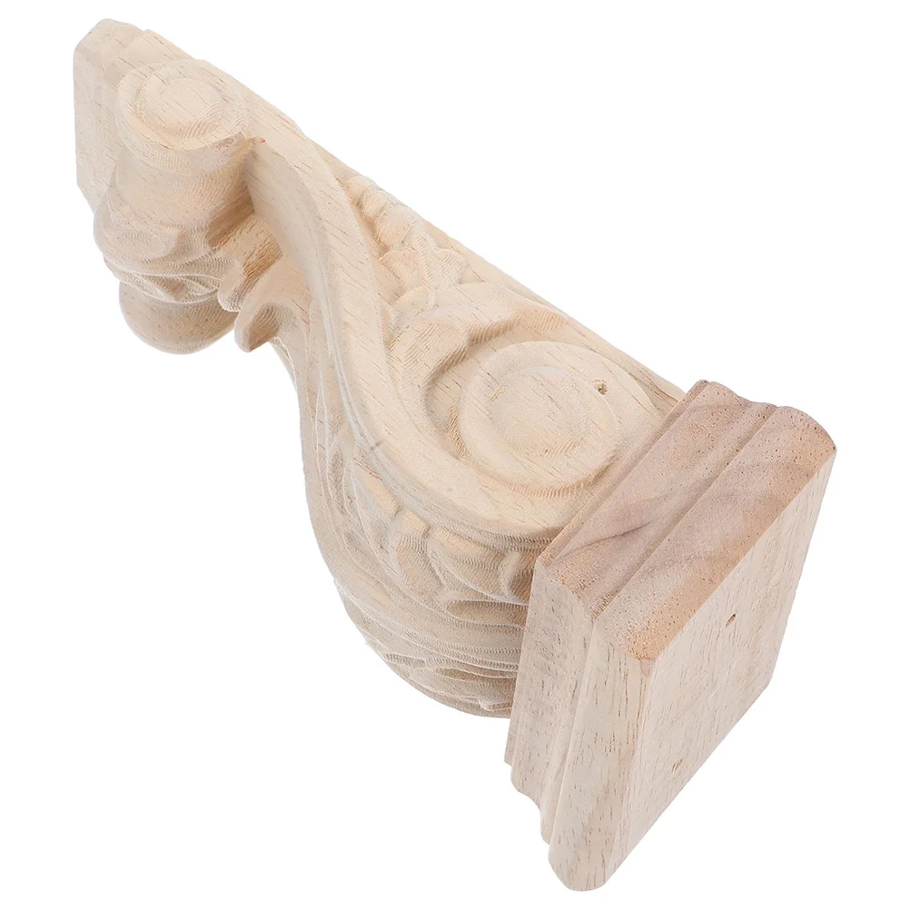 

Decorative Carved Corbel Solid Wood European Style Wall Mounted Wooden Bracket for Shelves Cabinets Fireplace Mantel Home Decor