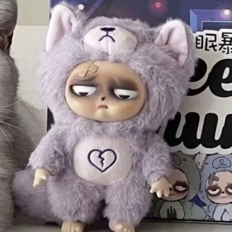 

New Sleepless Grumpy Elves Blind Box Series Vinyl Plush Ornaments Trendy Toys Pendant Gifts Doll Sets Model Figures