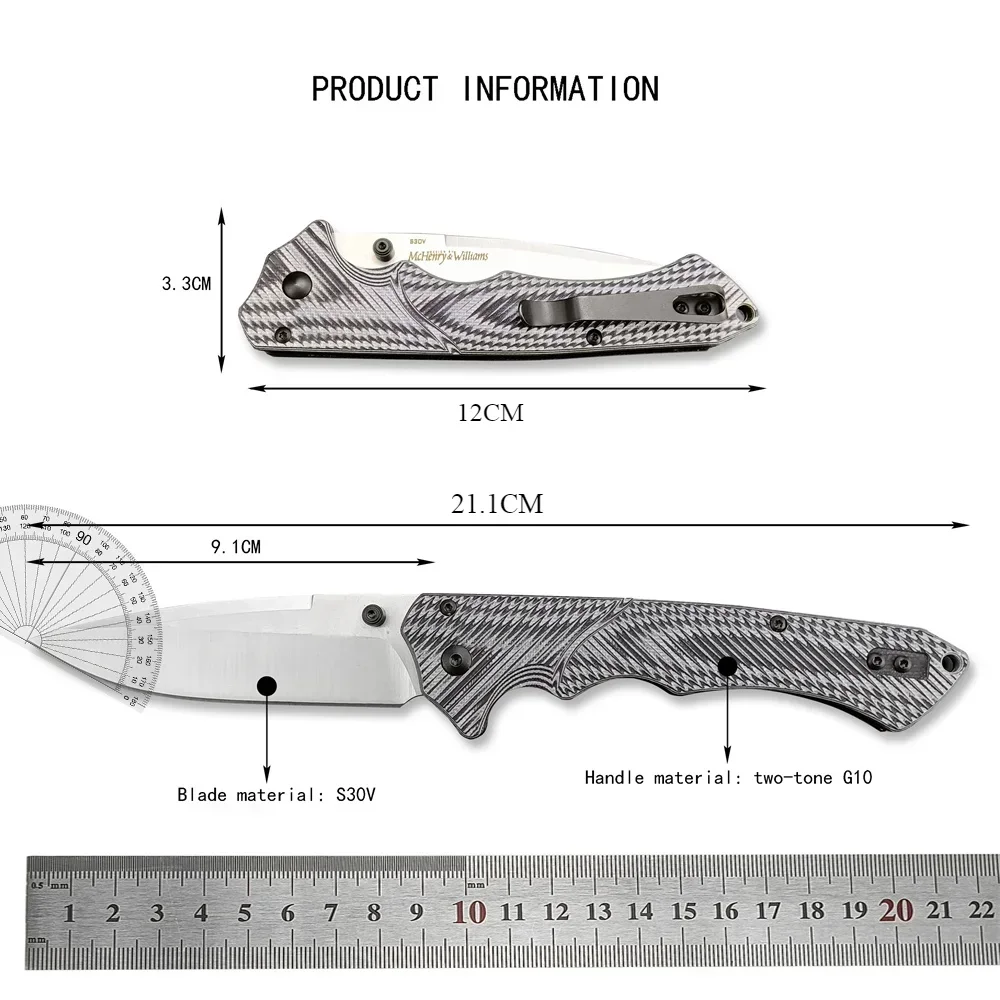 Mini-Rukus BM 615BK-1401 Pocket Folding Knife Tactical EDC Outdoor Camping Hunting Self Defense Survival Knives