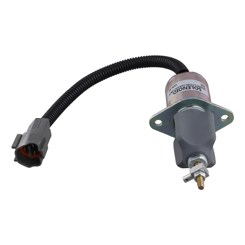 

1751ES-12A3UC12B1S Соленоид отключения топлива 12 В 129953-77811 Для двигателя Yanmar 4NTE94 для Hyundai R60-5 R210-5 SA-4673-S