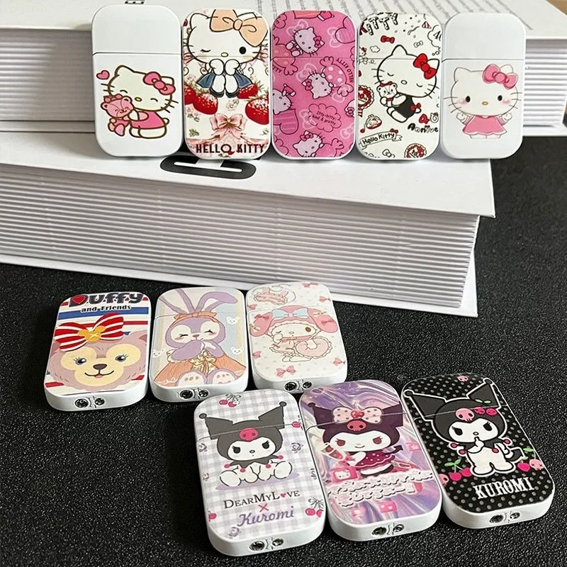 

Wholesale Sanrio cartoon Hello Kitty Kuromi Melody original fresh and cute girl net red lighter to send girlfriend holiday gift