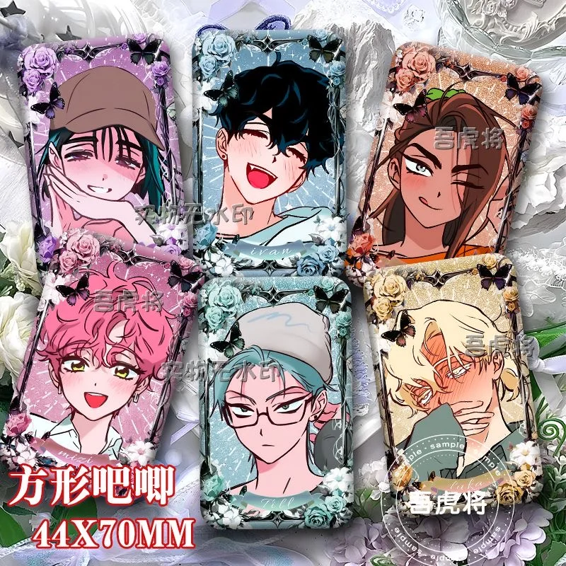 

Игра Alien Stage Sua Ivan Till Luka Hyuna MiZi Косплей Двойная вспышка Квадратный значок Эмблема Мультяшная брошь нагрудник Рождественский подарок