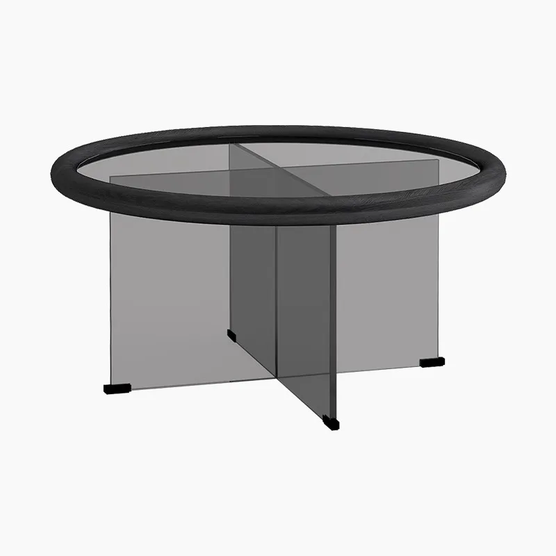 

Living Room Designer High-End Affordable Luxury Home Small Apartment Coffee Table round Glass Creative Side Table