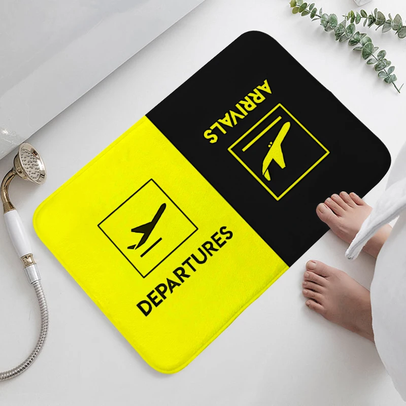 Arricals Waterproof Bathroom Mat Kitchen Living Room Floor Carpet Entrance Door Doormat Slip-resistant Hallway Bedroom Rug Home