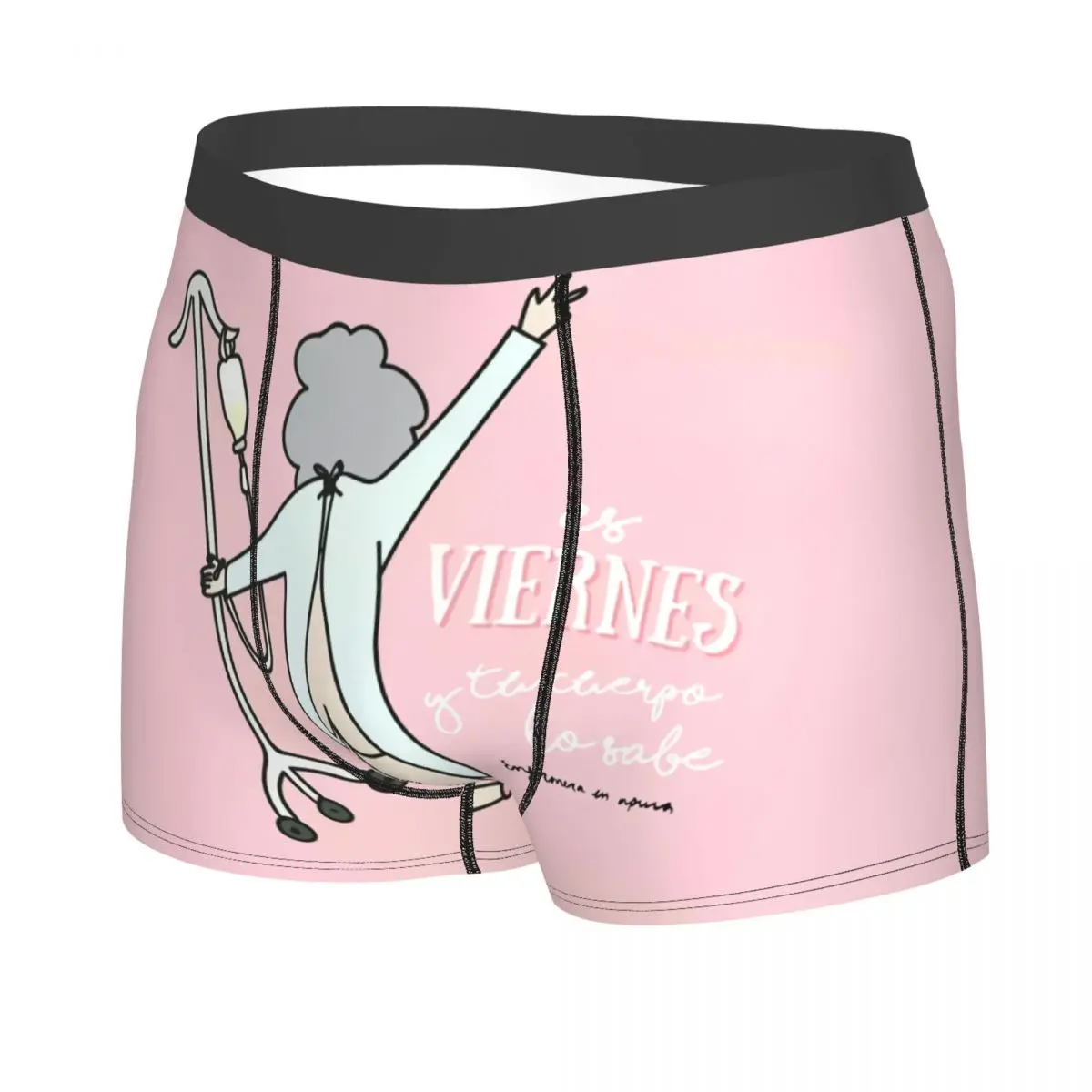Custom Enfermera En Apuros Doctor Nurse Medical Underwear Men Breathbale Boxer Briefs