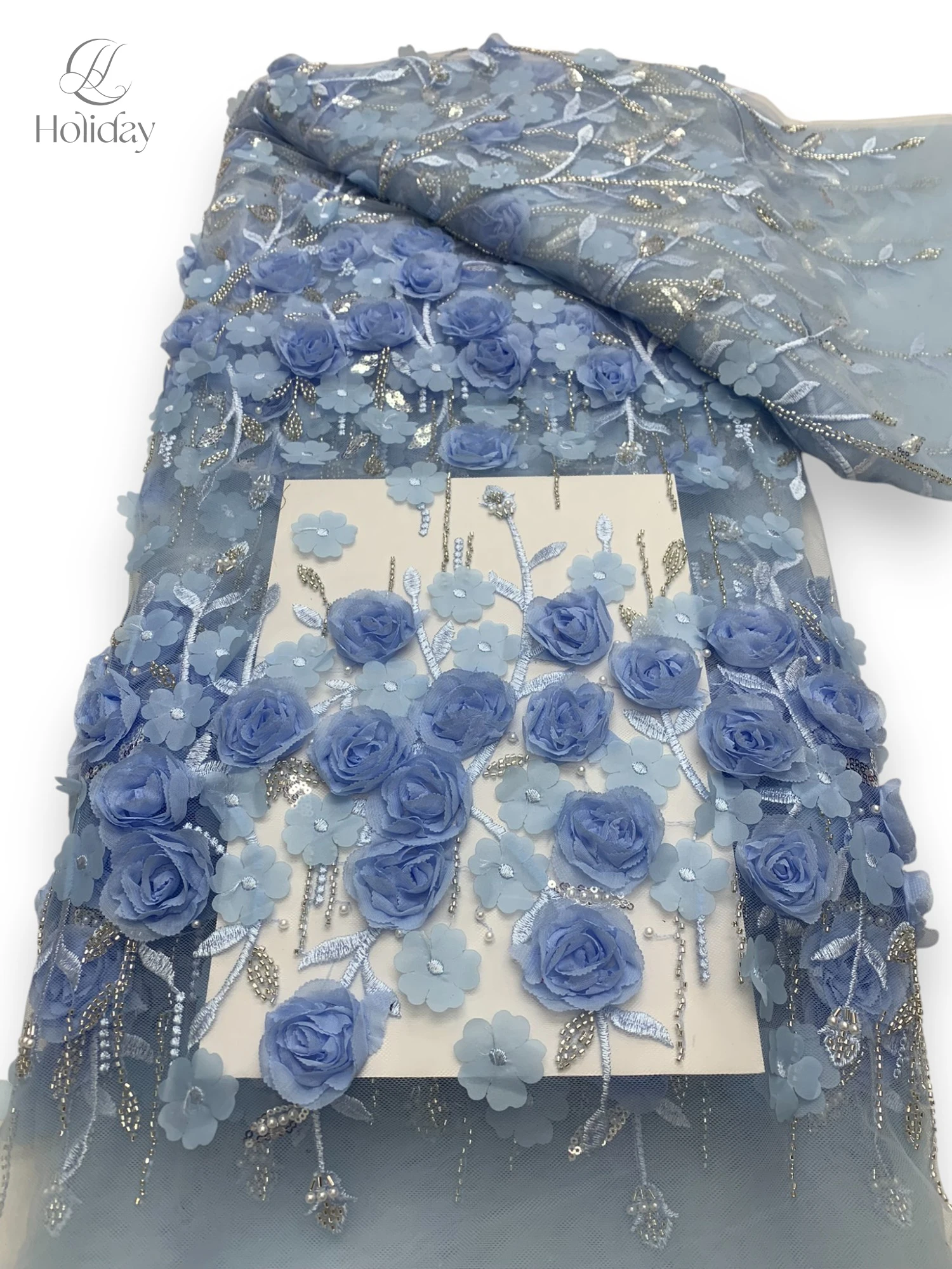 

3D французская сетка из шифона, свадебная вышивка, африканская нигерийская кружевная ткань из бисера, роскошная, подходит для важных свадебных торжеств