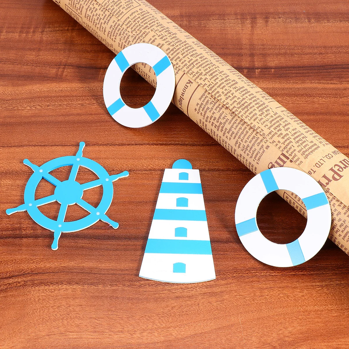 

1Pcs DIY Wall Clock Fish Combination Silent Clock for Bedroom Living Room Home Office Decoration Blue and White Creative Gift