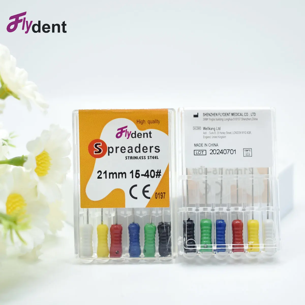 ملفات إندو لقناة الجذر الموزعة للأسنان، ملفات يدوية لقناة الجذر الندونية، أداة طبيب الأسنان من الفولاذ المقاوم للصدأ #3