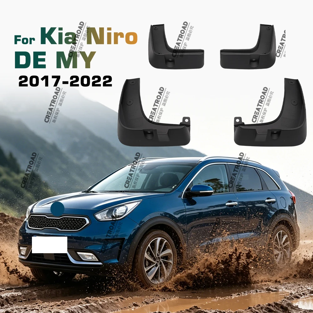 Für Kia Niro DE MY 2017 2018 2019 2020 2021 2022 Kotflügel Schmutzfänger Spritzschutz Schmutzfänger Auto-Zubehör