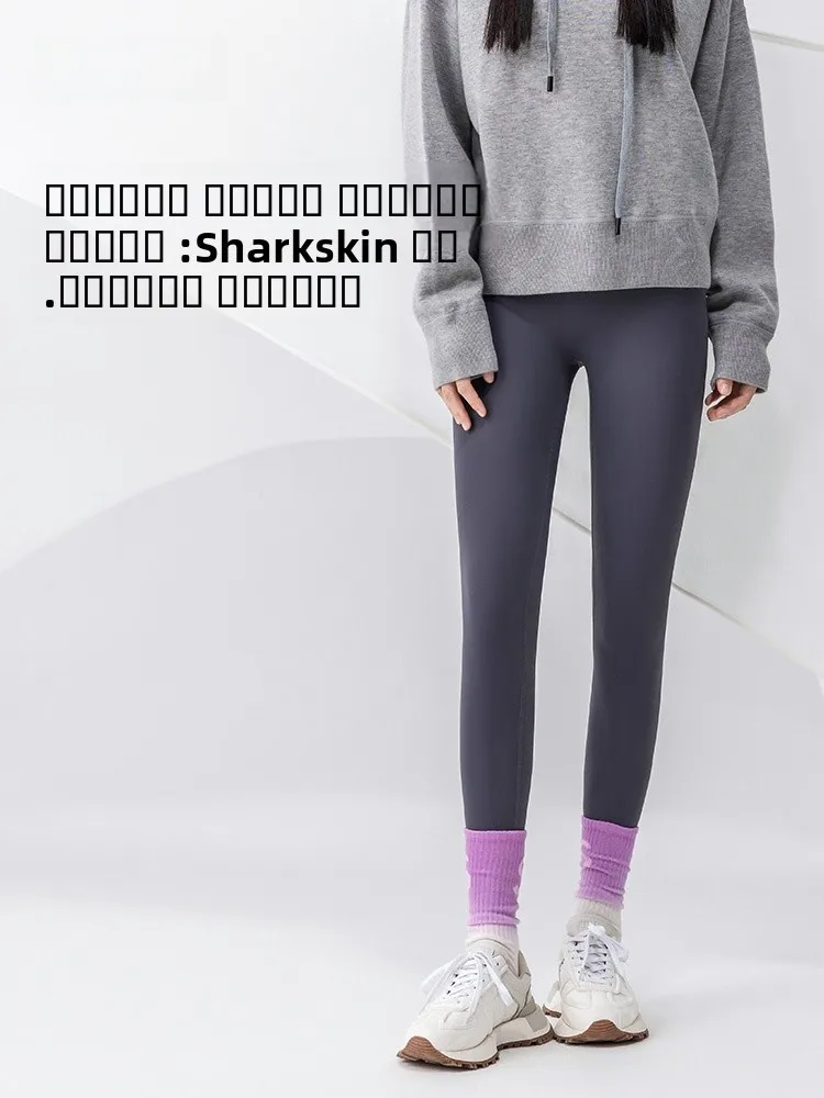 

Женские зимние утепленные флисовые спортивные брюки Mis с высокой талией для йоги, фитнеса и тренажерного зала, с эффектом подтяжки ягодиц, длинные