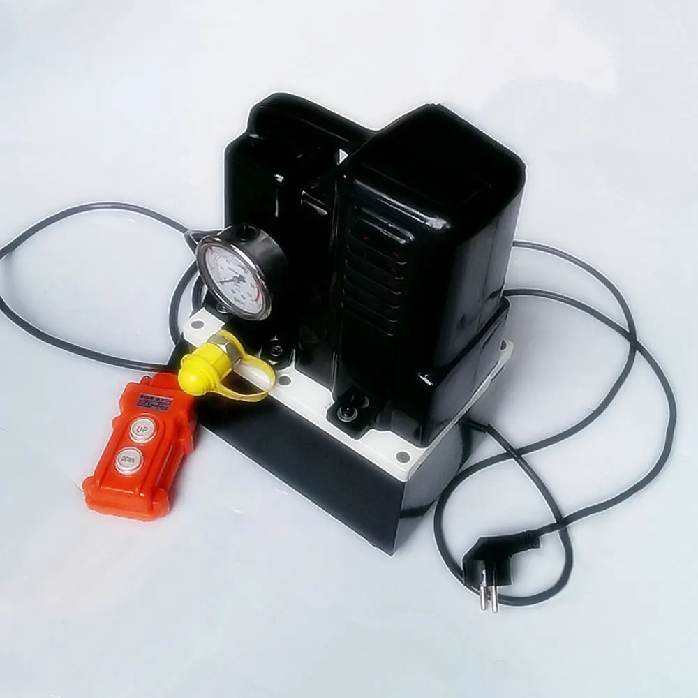1.2KW 2L مضخة كهربائية محمولة 220 فولت تيار مستمر التوصيل محطة المضخة الهيدروليكية مضخة هيدروليكية مضخة الضغط العالي