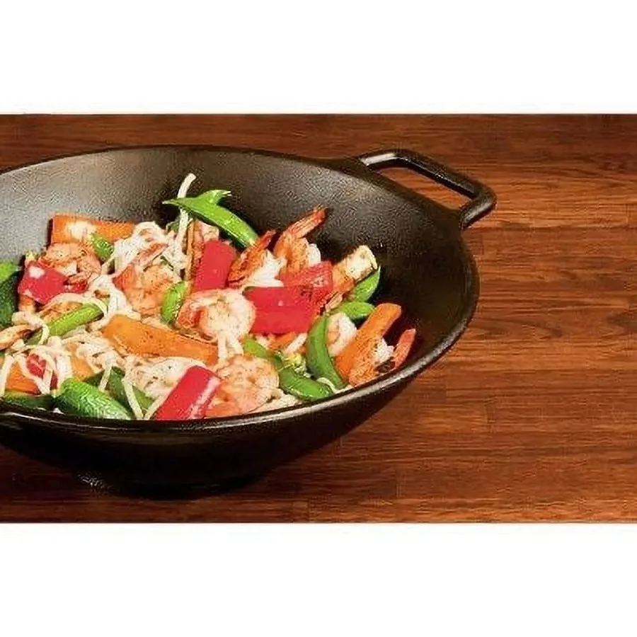 

Logic 9" Cast Iron Mini Wok with double loop handles, L9MW