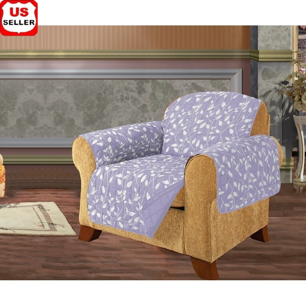 

Pet Friendly Quilted Water Resistant Furniture Cover Slipcover Chairs Dog Cat Protector Easy Clean Machine Washable