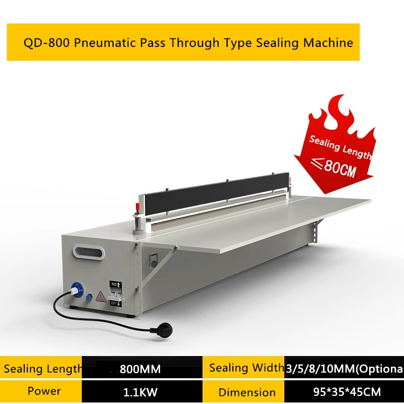 Commercial Continuous Fully Automatic Film Plastic Bag Aluminum Foil Bag Heat Shrink Film Cutting and Sealing Machine