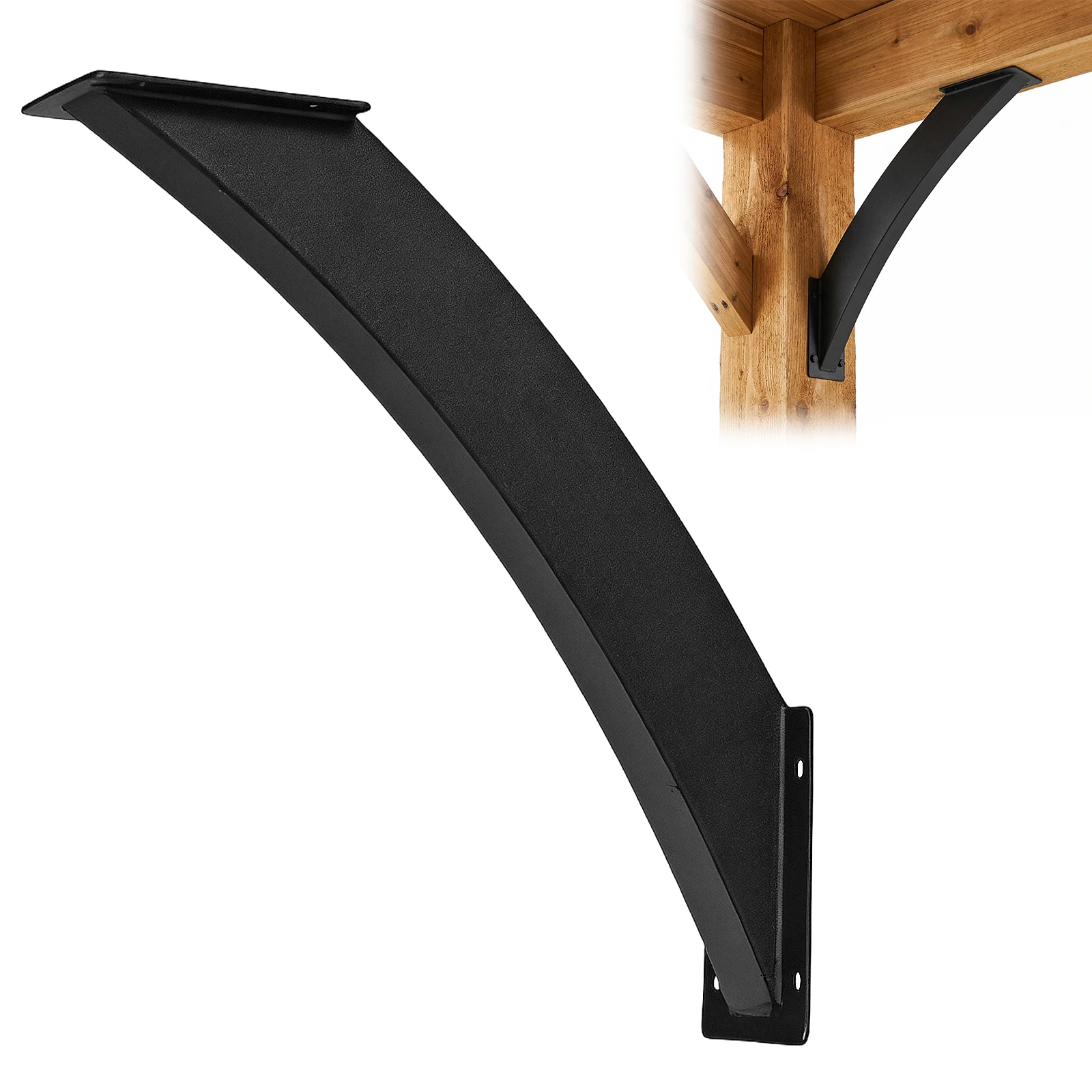 

Угловые кронштейны Arc 45 градусов 4x4 дюйма (реальные 3.2x3.2 дюйма) с монтажными винтами для беседок, террас, веранд, бревенчатых домиков и т.д.