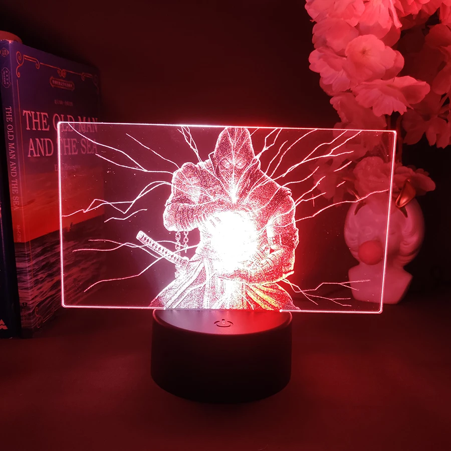 

Mortal Kombat 11, 3D иллюзия, ночник для украшения игровой комнаты, боевая игра, фильм, коллекционная подарочная лампа для геймеров, день рождения