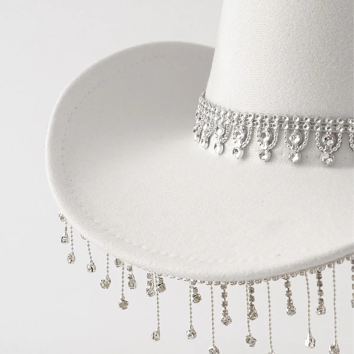 HongLuan Glitterkostuumhoed Volwassene & Cowboyhoeden Strass voor dames, Cowboy Cosplay Vrouwelijke accessoires & Cowgirl Cap