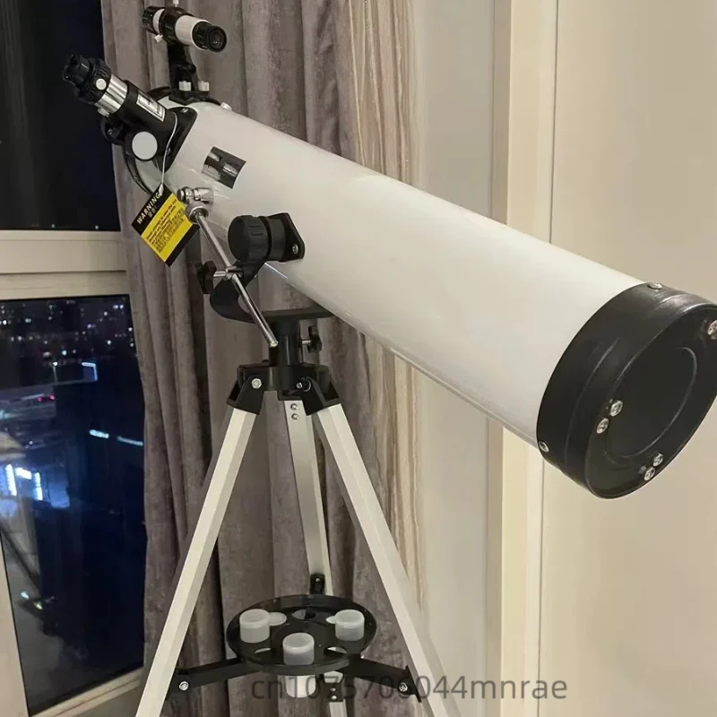 New Astronomical Telescope 900114EQ Reflective High-definition High Magnification Lunar and Stargazing Telescope