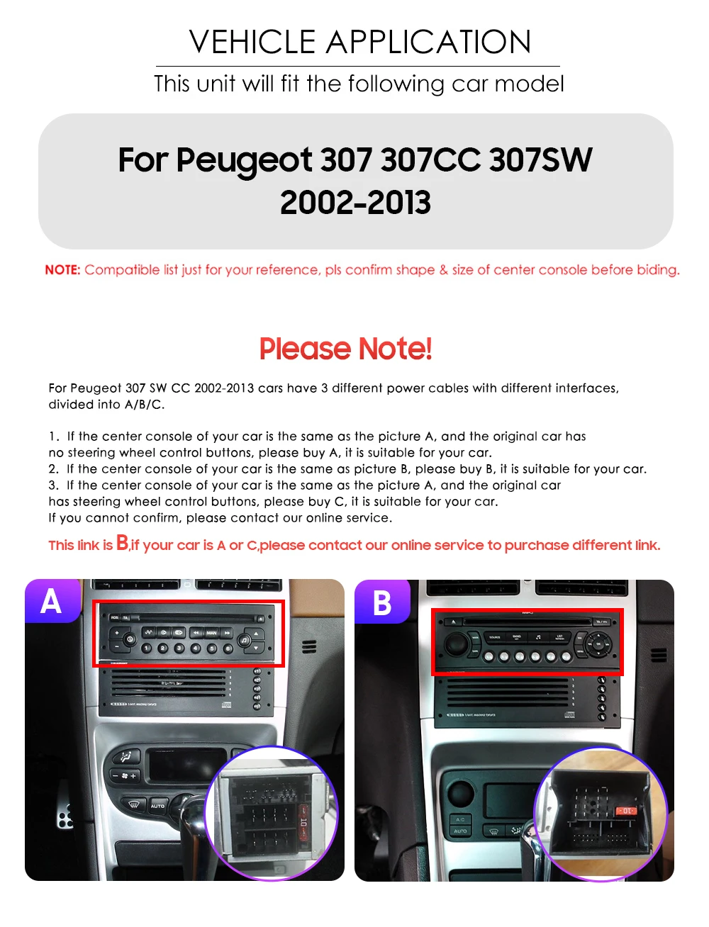 2Din Android 13 Car radio GPS Stereo For Peugeot 307 307CC 307SW 2002-2013 Multimedia Player 4G 8Core Autoradio 7862 DSP Carplay