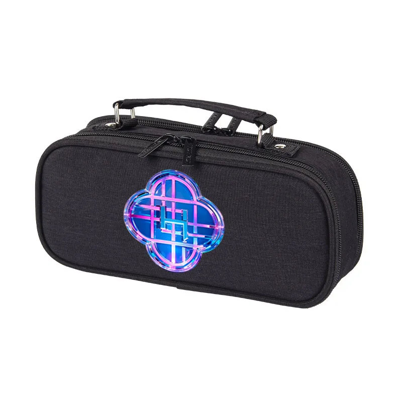 

HUNTR/X Band студенческий пенал Kpop Demon Hunters с принтом многослойный пенал для студентов школьные канцелярские принадлежности