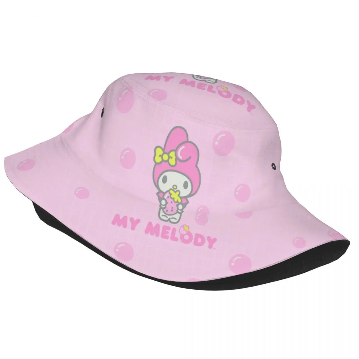 Sanrio My Melody Cute Bucket Hat for Women Men Vocation Bob Hat for Vacation Caps