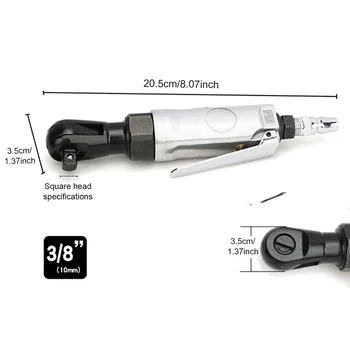 Home use adjustable torque wrench air pneumatic ratchet hand torque repair accessory professional repair tool