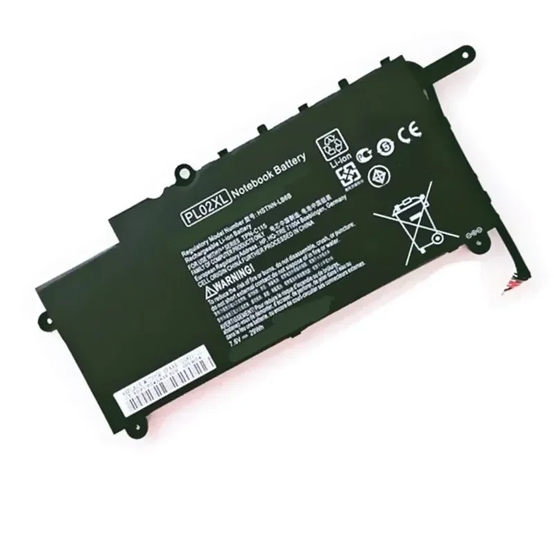 7.6V 29WH PL02XL Battery for HP Pavilion 11 X360 11-n010dx 11-n000snx 11-N014TU 11-N030TU 751681-421 HSTNN-LB6B HSTNN-DB6B