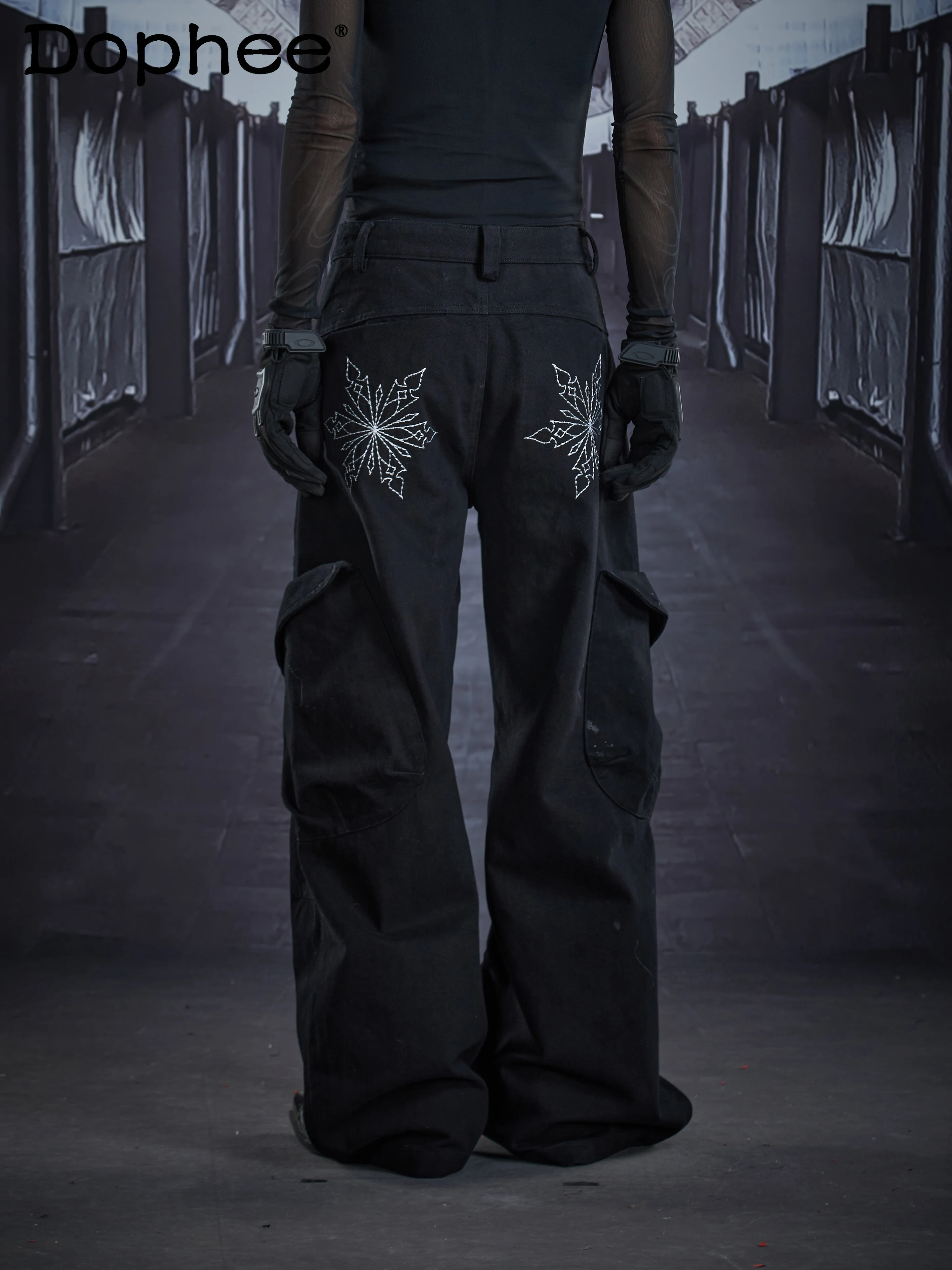 

2025 American Retro Street Fashion Trend Cargo Pants Loose Casual Comfortable Versatile Daily Commute Long Pants for Men