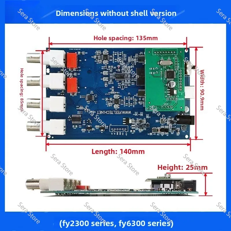 FY2300 20MHz DDS Signal Generator 14Bits Dual Channel Arbitrary Waveform Generator Spooky2 Compatible