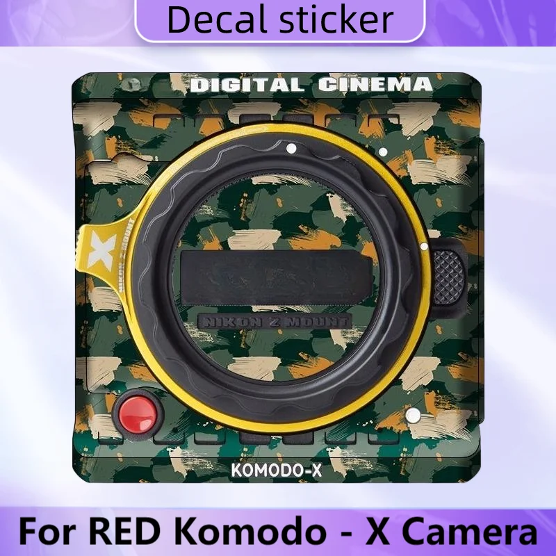 red-komodo-x-デカールスキンビニールラップフィルムデジタルジネマカメラボディ保護ステッカープロテクターコート-red-komodo-x