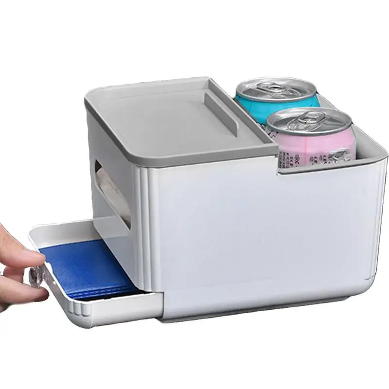 

Car Organizer Box Portable Large Storage Box With Adjustable Shoulder Strap Automotive Consoles & Organizers For Tissues Phone